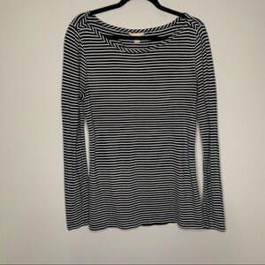 Women’s Banana Republic blue striped long sleeve top size large L